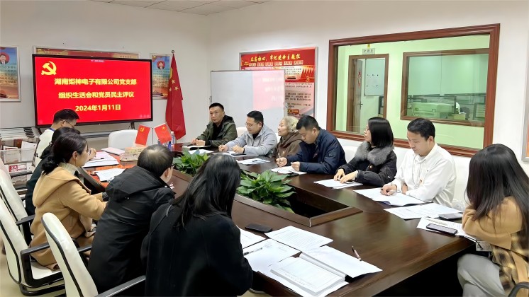 炬神电子党支部被评为郴州市“标杆党组织”