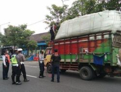 Razia Rutin di Mataram, Kendaraan Angkutan Barang Tak Laik Jalan Ditindak